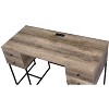 PAGED Home Office Desk Morden Writing Desk with 4 Storage Compartments Simple Computer Desk for Study - 4 of 4