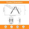 Costway Patio PP Folding Chair Adjustable Reclining 7-Level All-Weather Portable Outdoor - 3 of 4