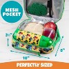 Bentology Insulated Lunch Box w Snack Pocket & Water Bottle Holder - Boys or Kids Lunchbox Tote Keeps Food Hotter or Colder Longer - Reusable Bag Fits - 3 of 3