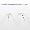 Roman 1.5 Inch Jingle Bell Tree Earring Christmas Seasonal Holiday Jewelry , Pierced Bell (2PC) - 2 of 3