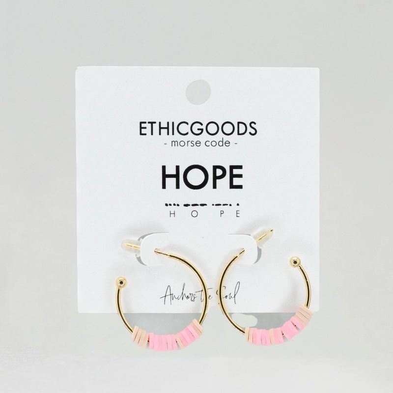 ETHIC GOODS Women's Morse Code Earring [HOPE], 3 of 9
