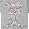Men's Star Wars Valentine Don't Fly Solo T-Shirt - 2 of 4