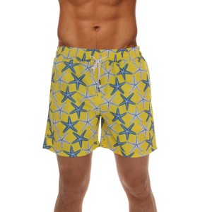 Whiskey and Oak Mens Swimming Trunks Shorts with Pockets Quick Dry Bathing Suit - 1 of 3