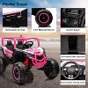 24V Ride on Toys for Big Kids, 2 Seater Ride on Cars with Remote Control, Ride on Truck w/ 4-Wheeler Suspension, 3 Speeds, Led Lights - 4 of 4