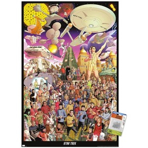 Trends International Star Trek: Universe - Dusty Abell Illustration Unframed Wall Poster Prints - 1 of 4