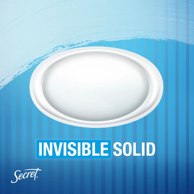 Secret Outlast Invisible Solid Antiperspirant and Deodorant - Completely Clean - 0.5oz - Trial Size, 5 of 14