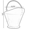 Gardenised Indoor and Outdoor Black Iron Ash Bucket Use for Fire Pit, Wood Burning Stove, Grill - 4 of 4