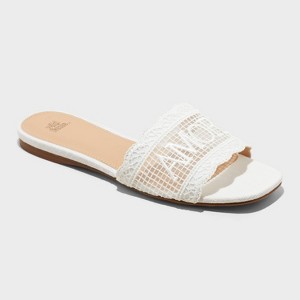 Women's Josephina Lace Flat Sandals - Wild Fable™ - 1 of 4
