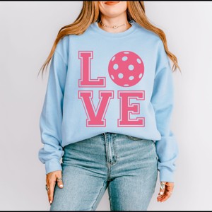 Simply Sage Market Pickleball Love Sweatshirt - 1 of 4