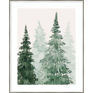 Amanti Art Winter Washed Coppice II by Grace Popp Wood Framed Wall Art Print - 1 of 4