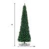 Green Slim Pencil Christmas Tree – Space-Saving Lifelike Holiday Decor - 2 of 4