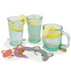 Wrapables Silicone Cute Animal Coasters for Glasses, Cups, and Drinks (Set of 6), Cute Cat - 4 of 4