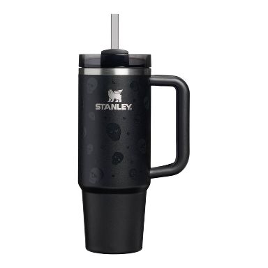 Stanley 30 oz Stainless Steel H2.0 FlowState Quencher Tumbler Sweetheart Skulls