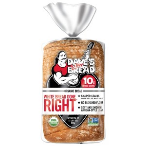 Dave's Killer Bread Organic White Bread Done Right - 24oz - 1 of 4