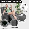 Large Power Lift Recliner Chair with Massage and Heat for Elderly People, 3 Positions, 2 Side Pockets and Cup Holders, and USB Ports - 3 of 4