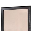 Royal Hampton 36 Inches Rectangular Wood Encased Mirror, Black - 2 of 4