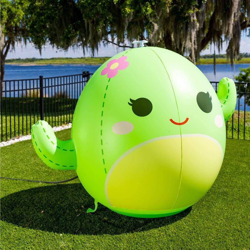 BigMouth Inc. Kids&#39; Squishmallows Maritza the Cactus Inflatable Sprinkler, 3 of 5