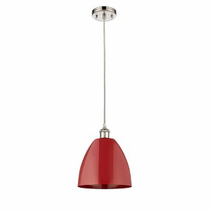Plymouth Dome - 1 Light Cord Hung Mini Pendant In Industrial Style-12.88 Inches Tall and 9 Inches Wide - 1 of 1