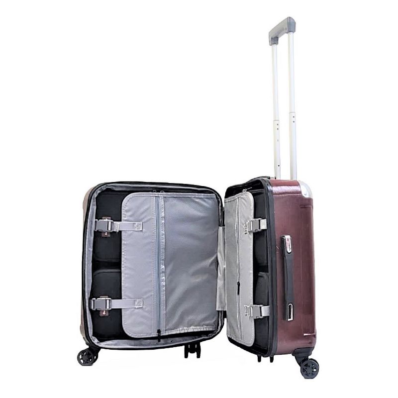 OenoTourer Unbreakable Wine Lovers' Travel Essential 8 Bottles Carrying Suitcase With TSA-Approved Lock, 3 of 5