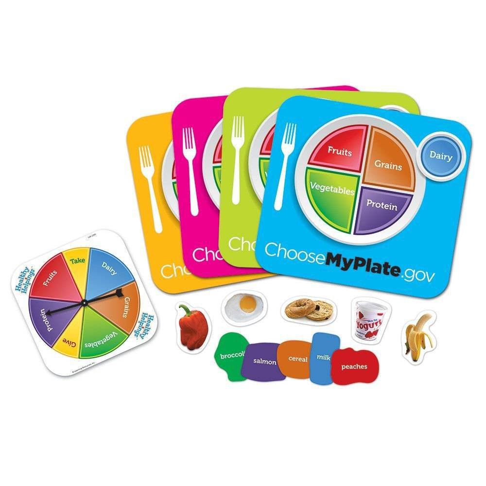 UPC 765023023954 product image for Learning Resources Healthy Helpings MyPlate Game | upcitemdb.com