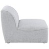 Meridian Furniture,Miramar Durable Linen Textured Armless - 4 of 4
