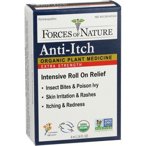 Forces Of Nature Anti-Itch Extra Strength Roll On, 4 ML (pack of 1). - 1 of 4