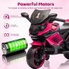 Kids 6V Ride On Motorcycle, Battery Powered Ride On Toys with Treaded Tires, Working Headlight, Horn, Music, Training Wheels - 3 of 4