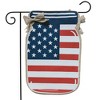 Patriotic Mason Jar Burlap USA Garden Flag 18" x 12.5" Briarwood Lane - 2 of 4