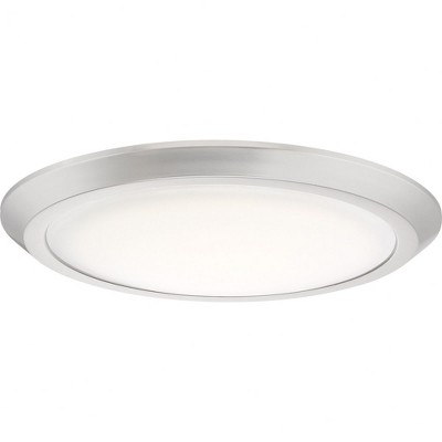 Quoizel Lighting Verge 1 - Light Flush Mount in  Brushed Nickel