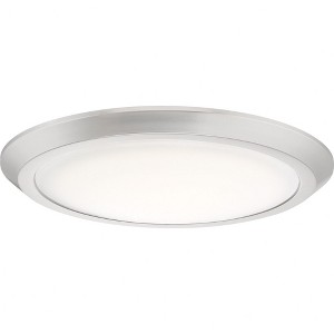Quoizel Lighting Verge 1 - Light Flush Mount in  Brushed Nickel - 1 of 4