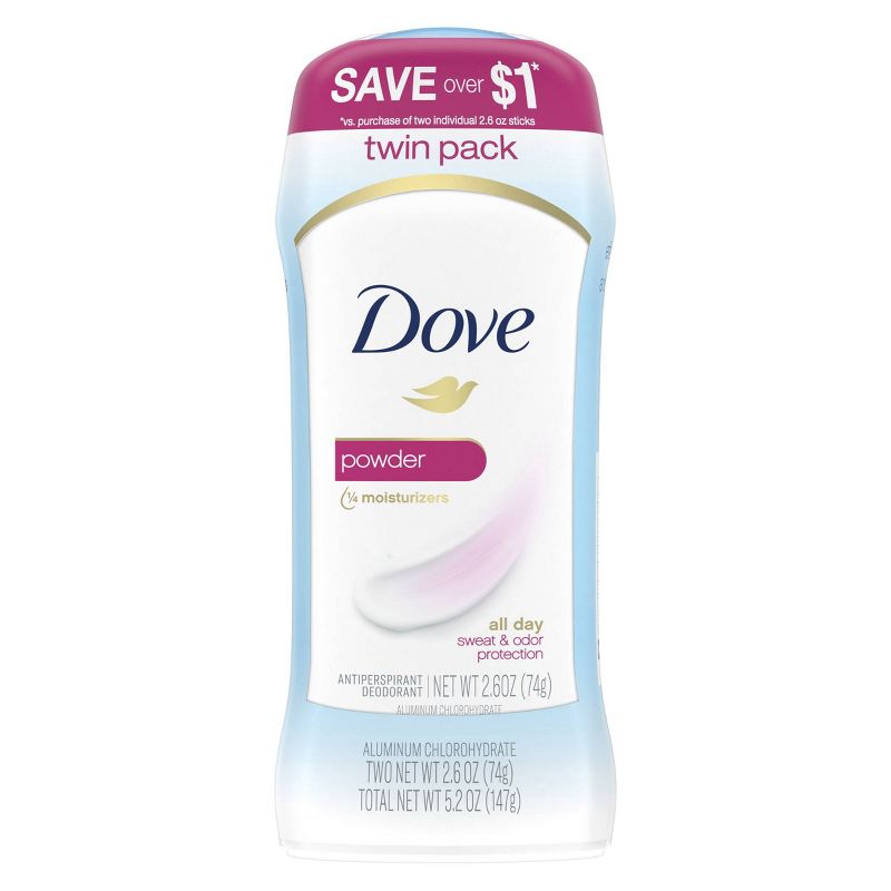 Dove Beauty Powder 24-Hour Invisible Solid Antiperspirant & Deodorant Stick, 3 of 11