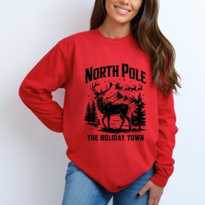 Simply Sage Market The Holiday Town Garment Dyed Long Sleeve - 1 of 4