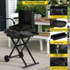 Topteng BBQ Gas Grill - 16,000 BTU Propane, Foldable Design, Hood & Shelf - 3 of 4