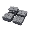 Dolonm Acacia Hardwood Tiles - Light Gray Mold-Proof, Interlocking Flooring, Balcony/Garden Upgrade - 2 of 4