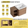 GDFStudio Nibley Wall-Mounted Bathroom Vanity with Ceramic Sink - 4 of 4