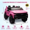 24V Ride on Truck for Kids,2-Seater Licensed Chevrolet Silverado with Parent Remote,3 Speeds, 4×Spring Suspension, Wireless Music & MP3 - 4 of 4