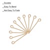 Unique Bargains DIY Craft Necklaces Bracelets Earrings Jewelry Making Iron 21 Gauge Eye Pins 500 Pcs - 4 of 4