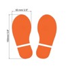 Unique Bargains Home Classroom Floor Stairs Decal PVC Footprint Sticker 8 Pairs - 2 of 4