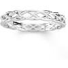Metal Factory 925 Sterling Silver Celtic Knot Eternity Band Ring - 2 of 3