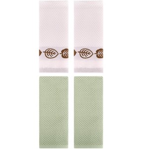 REGALWOVEN 4 Pcs Waffle Soft Absorbent Cotton Hand Towel - 1 of 4