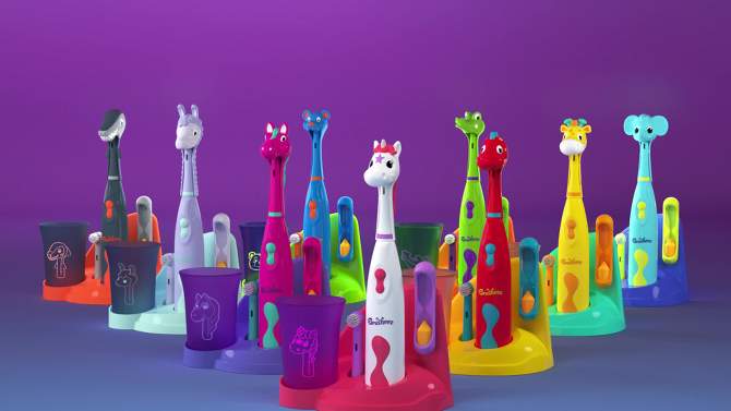Brusheez Sparkle the Unicorn Kid&#39;s Electric Toothbrush Set, 2 of 9, play video