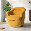 Cornelius Swivel barrel Chair with Metal Base| ART OF LIVING DESIGNS - 2 of 4