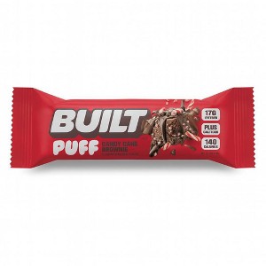 Built Bar Holiday Candy Cane Brownie Protein Bar - 17g Protein - 1.52oz - 1 of 3