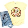 Simply Sage Market S.W.Smiley Groovy Floral Outline Garment Dyed Tee - 3 of 4