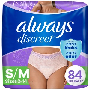 Always Discreet Adult Postpartum Incontinence Underwear for Women - Maximum Protection - 1 of 4
