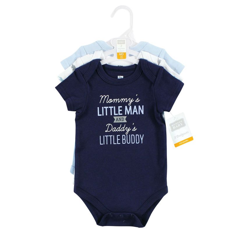 Hudson Baby Infant Boy Cotton Bodysuits, Newest Family Member, 2 of 6