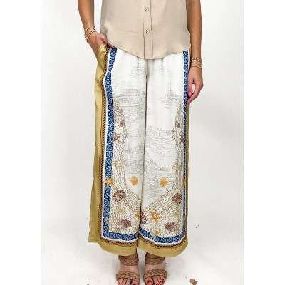 Women's Brielle Wide Leg Pants - current air M