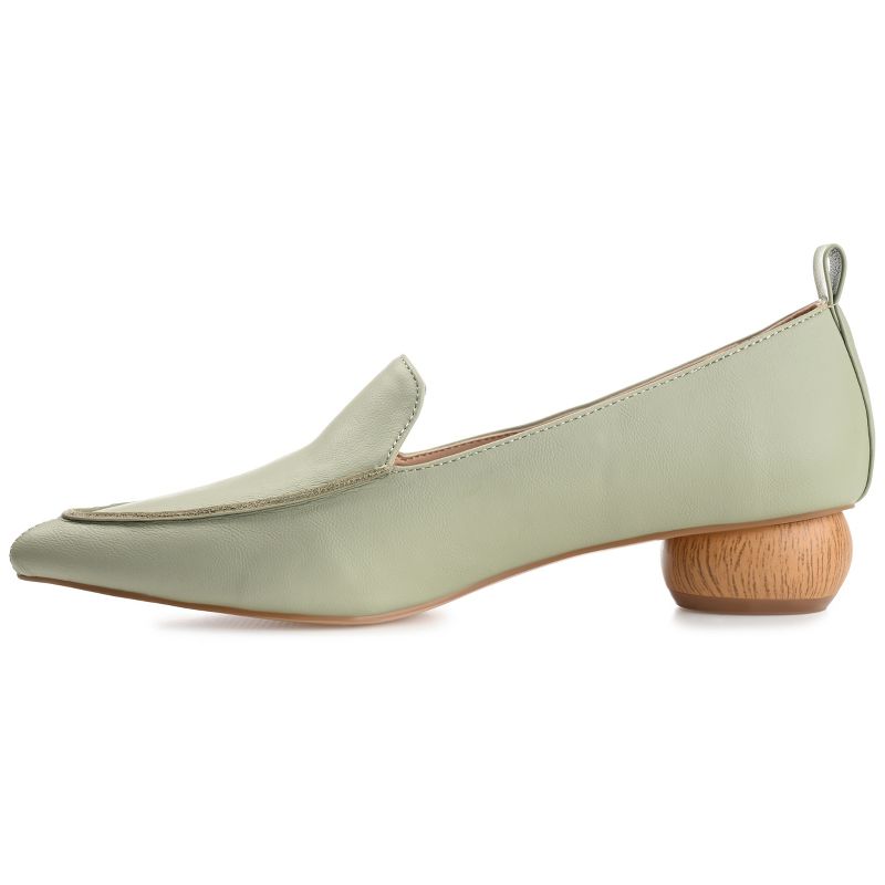 Journee Collection Womens Maggs Loafer Pointed Toe Slip On Flats, 3 of 11