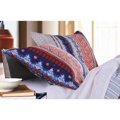 Greenland Home Fashions 1509FKS Urban Boho Multi King Sham, 20x36 Inches