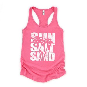 Simply Sage Market Women's Sun Salt Sand Graphic Racerback Tank - 1 of 3
